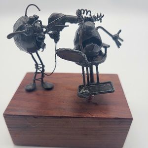 Greg Quayle 1983 Metal Hairdresser Sculpture
